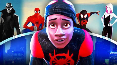 spider man across the spider verse end credit scene|Spider